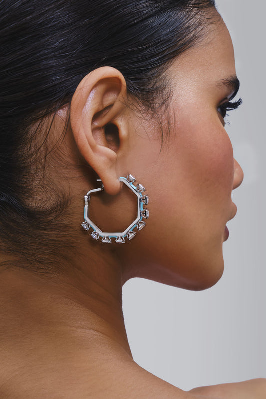 Sabz Oval Hoops