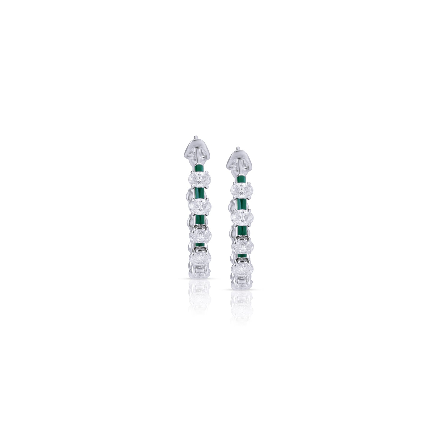 Sabz Oval Hoops