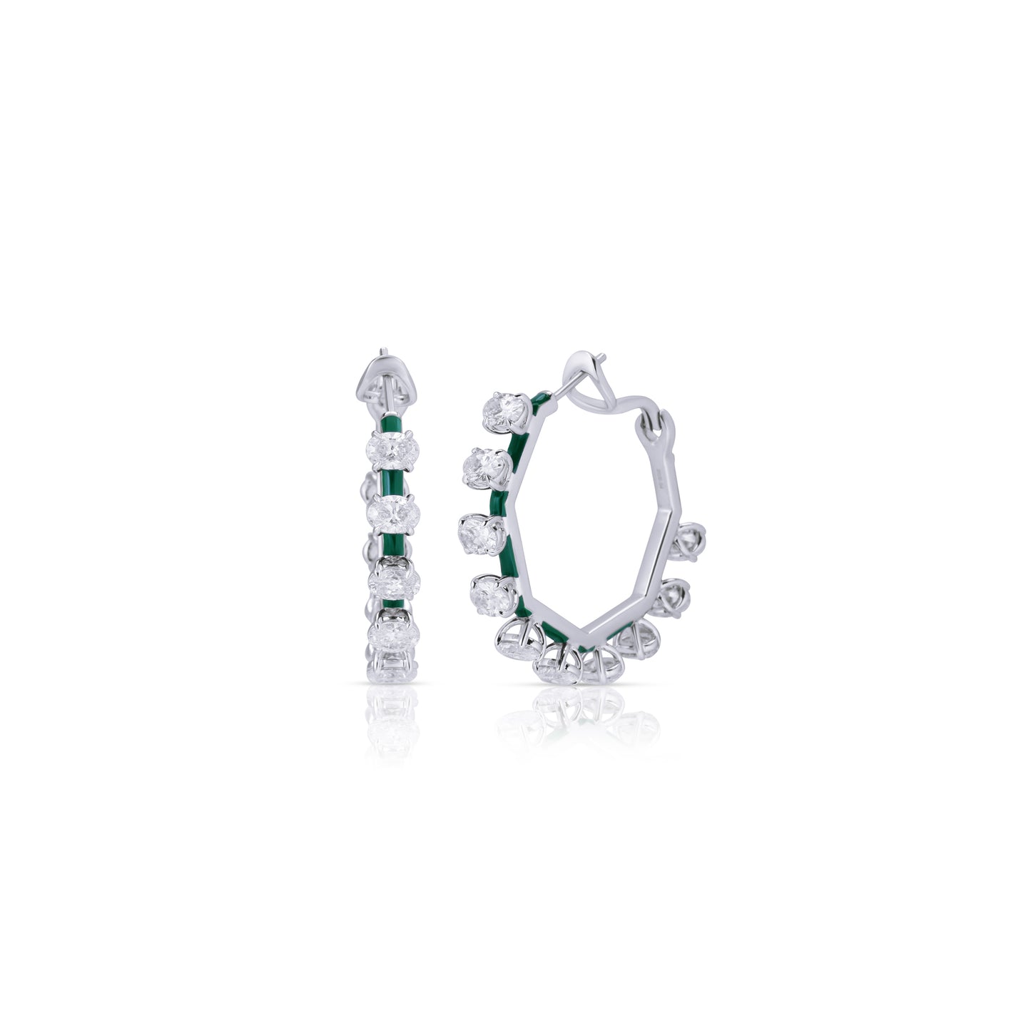 Sabz Oval Hoops